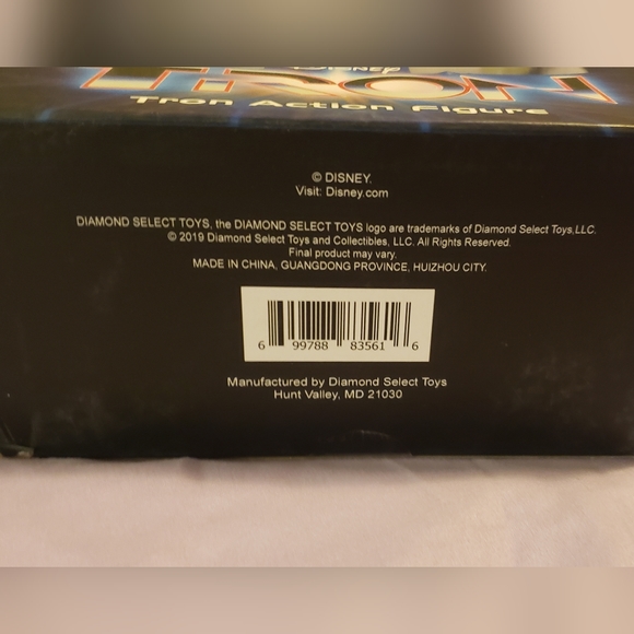 Tron Disney Diamond Select 7" Action Figure Very Rare Package - Picture 2 of 4